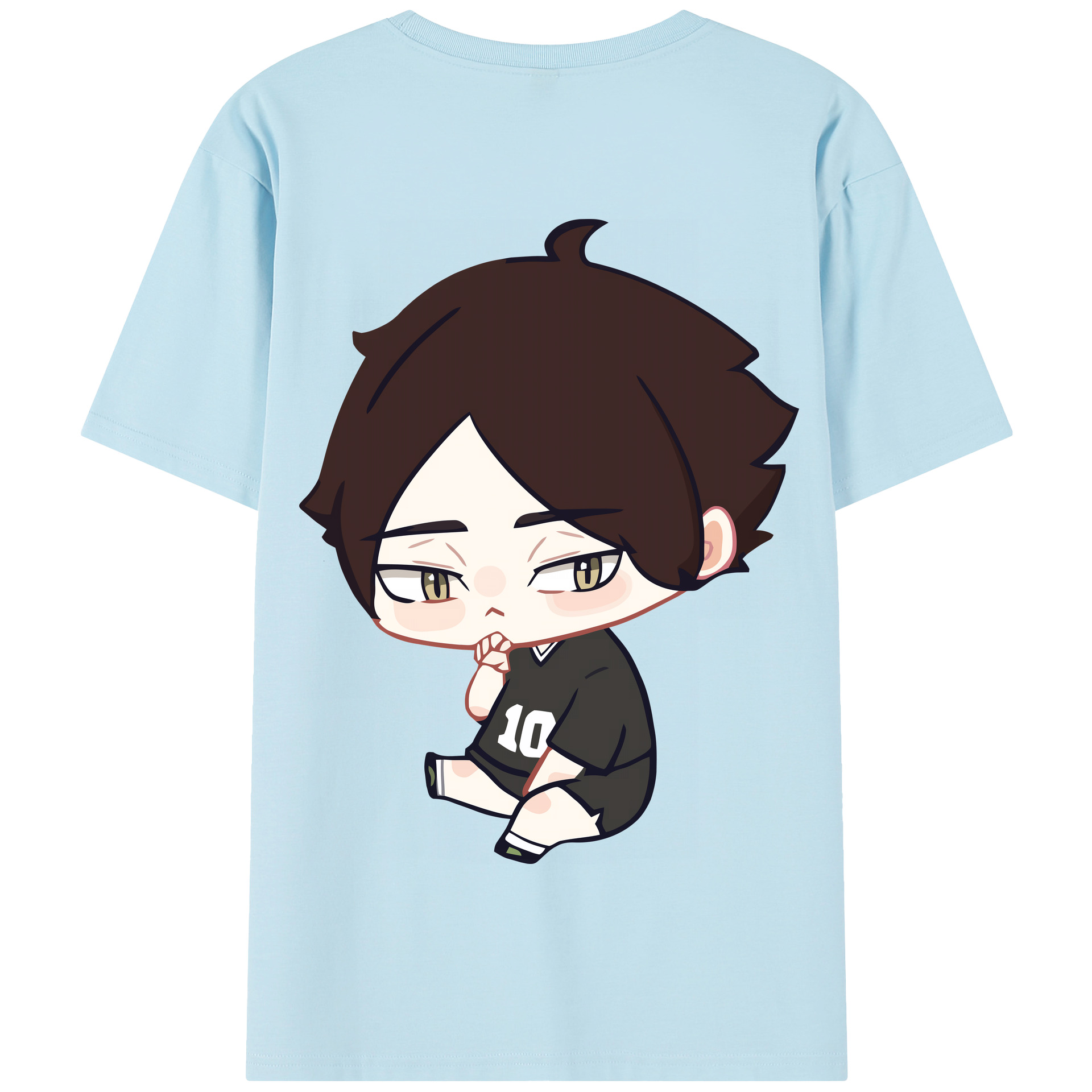 （画像用） ハイキュー!! Haikyu!! 綿100％半袖Tシャツ（背面プリント）
